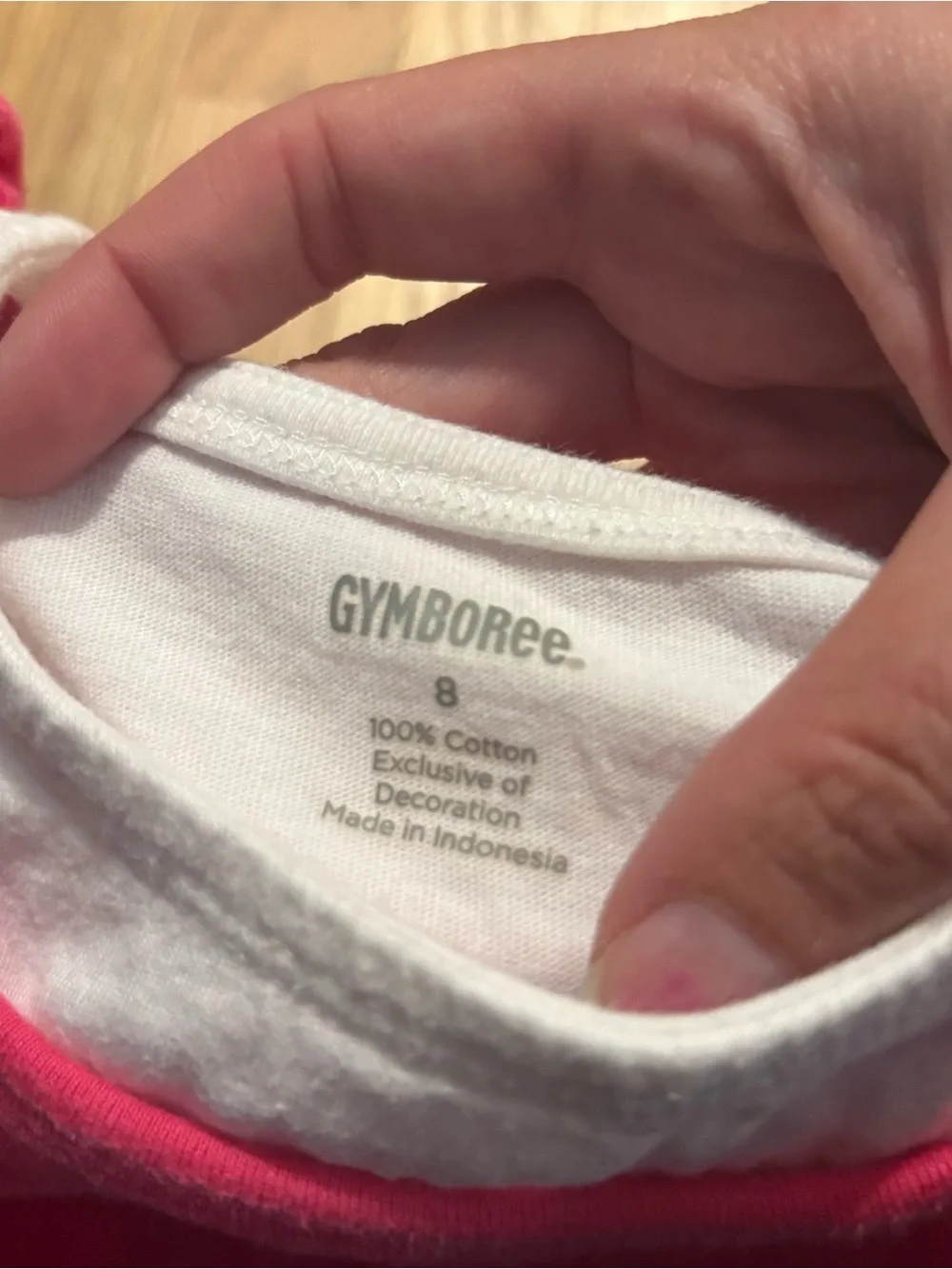 Gymboree Hot Pink Bubbly Drink Applique Tank Top Sz 8 Vintage Kids